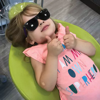 General Anesthesia Dentistry Phoenix Patient Two Thumbs Up